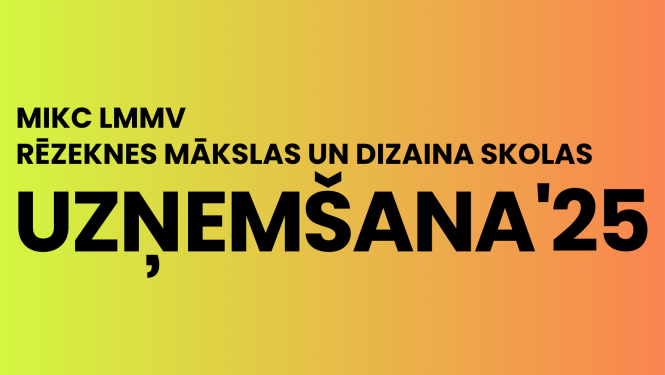 Uzņemšana 2025