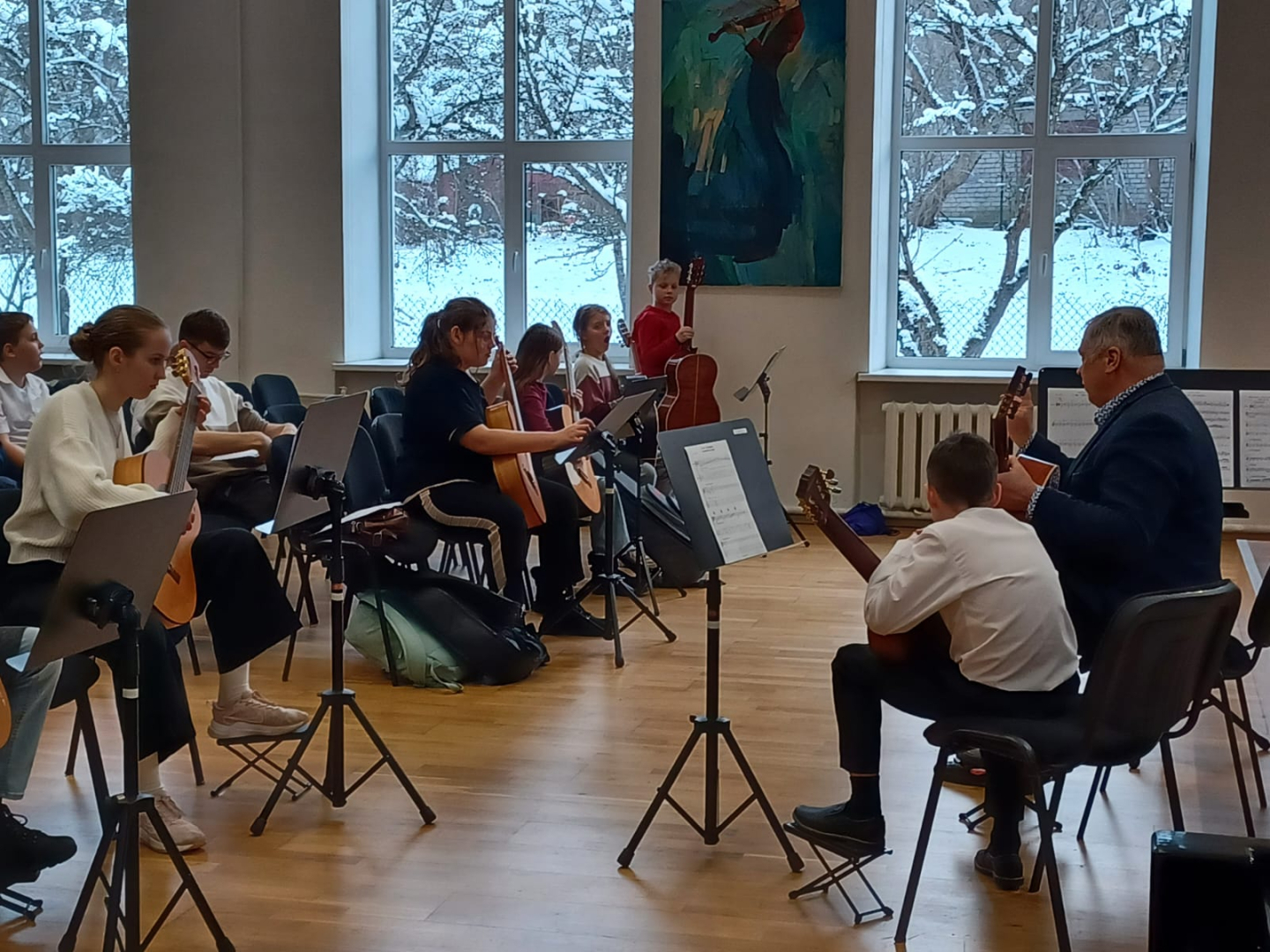 Ģitārista Andra Grīnberga meistarklase un koncerts