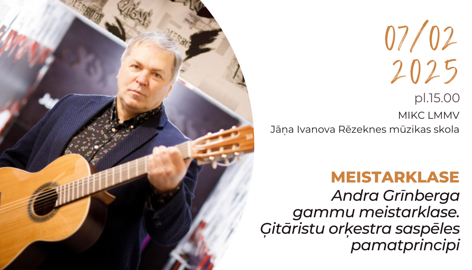 Andra Grīnberga meistarklase