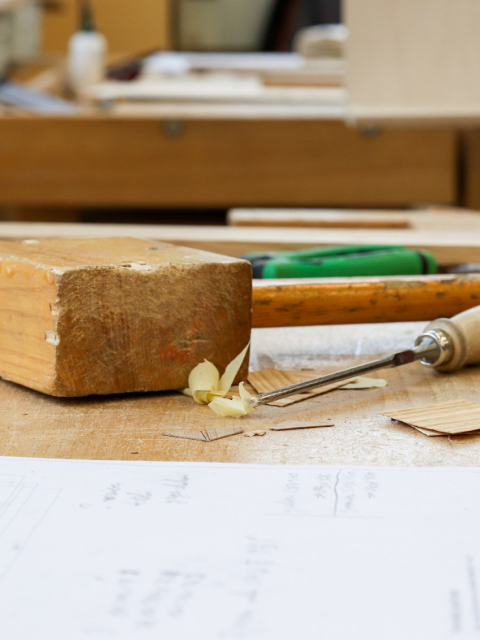 SkillsLatvia 2025 pusfināls konkursā "Mēbeļu izgatavošana" | Foto: Vidzemes Tehnoloģiju un dizaina tehnikums