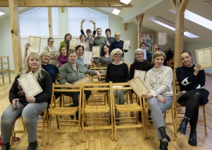 Mākslas forma - TĒLNIECĪBA meistarklase Līvānos