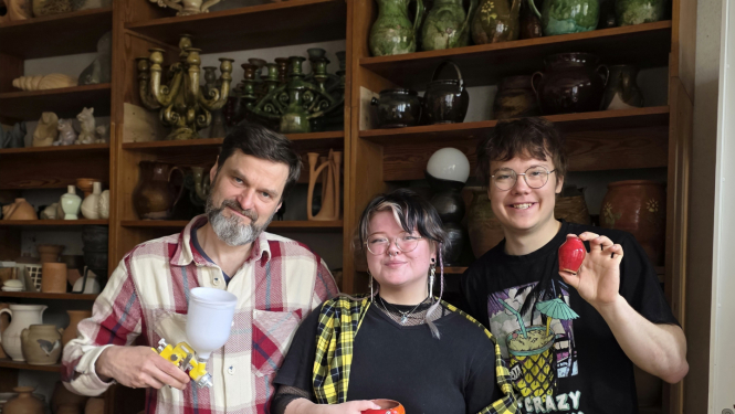 Erasmus projekta ietvaros Rēzeknē viesojas talantīgā māksliniece Maija Kuusisto no Somijas