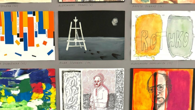 Marka Rotko izstādē Rēzeknē