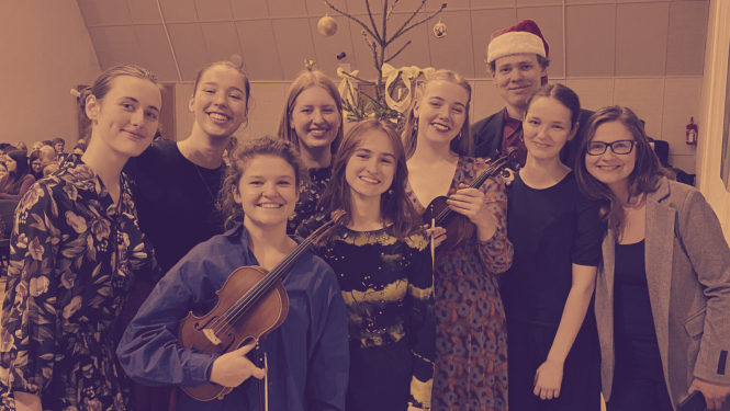 Tradicionālās mūzikas nodaļas koncerts un vakarēšana event foto