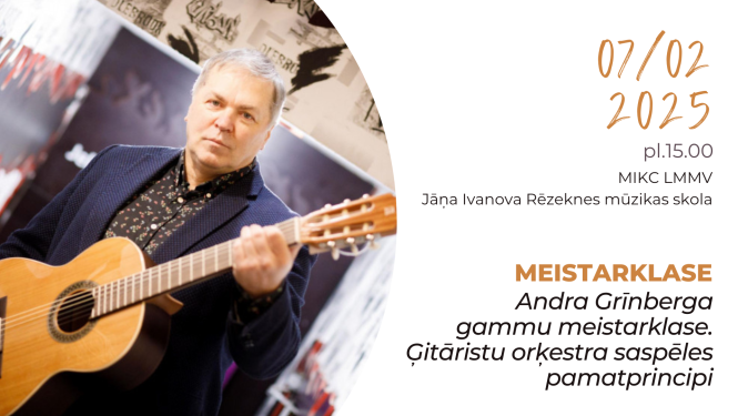 Andra Grīnberga meistarklase