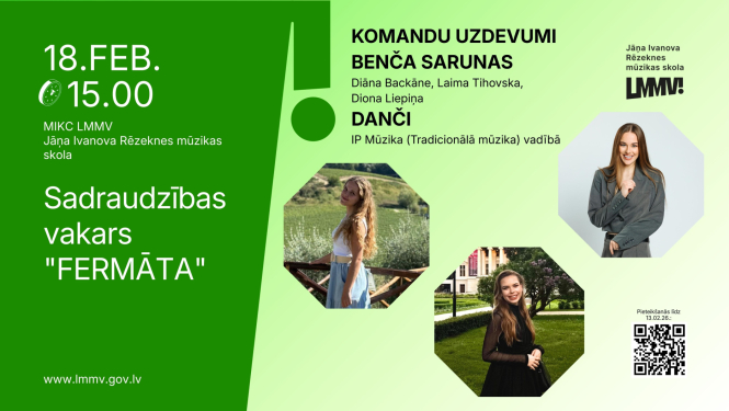 Sadraudzības vakars “FERMĀTA”