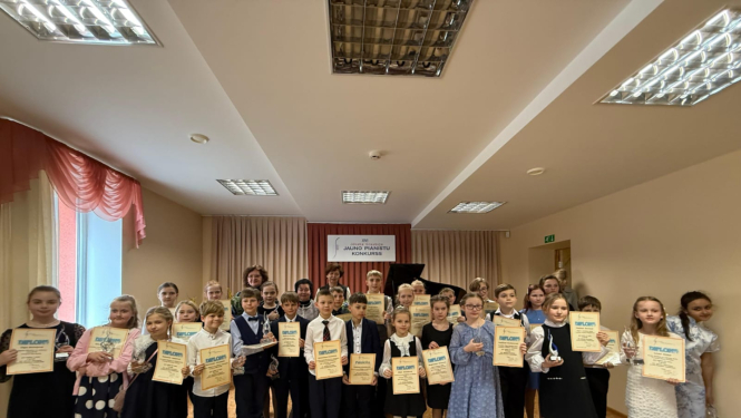 audzēkņi piedalījās XVI Jēkaba Graubiņa Jauno pianistu konkursā Līvānos