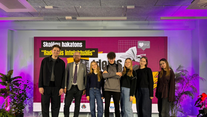 MIKC Latgales Mūzikas un mākslas komanda piedalījās Patentu valdes rīkotajā hakatonā “Radošais intelektuālis” 