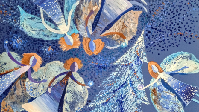 II Vizuālās mākslas konkurss “Ziemassvētku Eņģelītis” - MIKC LMMV izglītojamo kompozīcijas