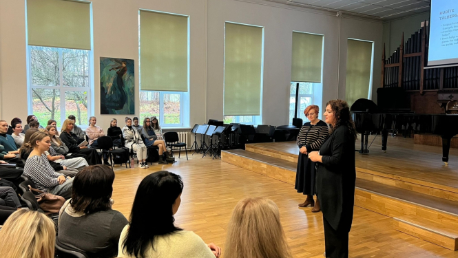 Rudītes Tālbergas un Initas Pelses meistarklase MIKC LMMV