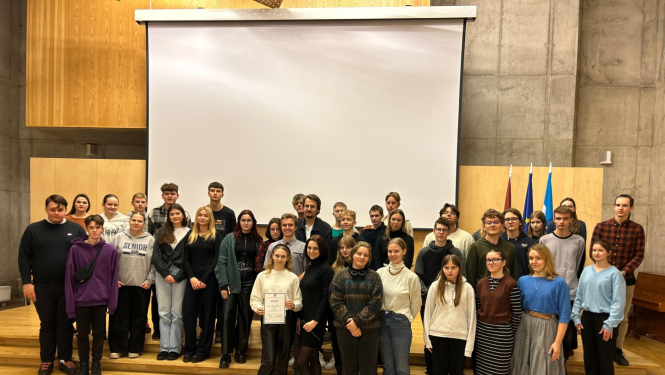 Dalība "Erudīts - 2025" pirmajā sezonas spēlē 21.11.2024.