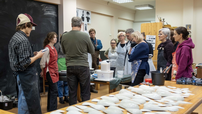 Mākslas forma - TĒLNIECĪBA meistarklase Līvānos