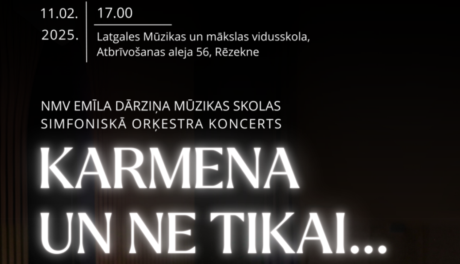 MIKC NMV EDMS Simfoniskā orķestra koncerts 11.02.2025.