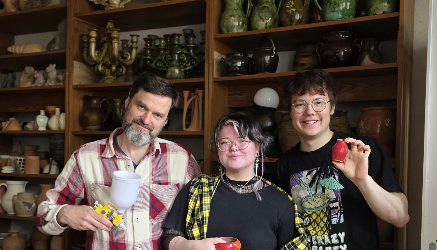 Erasmus projekta ietvaros Rēzeknē viesojas talantīgā māksliniece Maija Kuusisto no Somijas