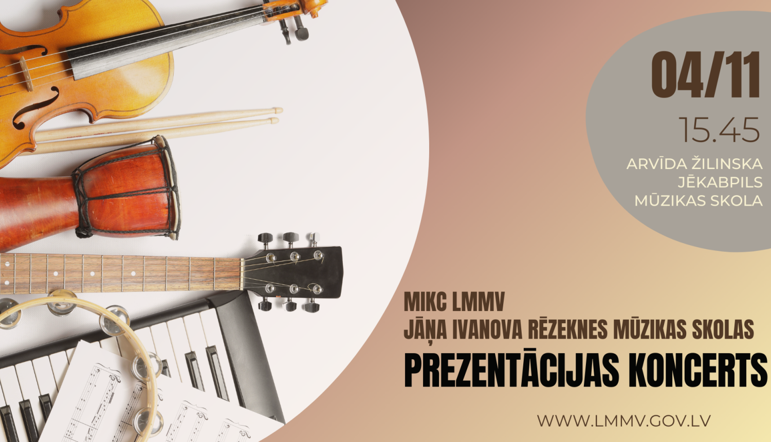 Prezentācijas concerts Jēkabpils Mūzikas skolā