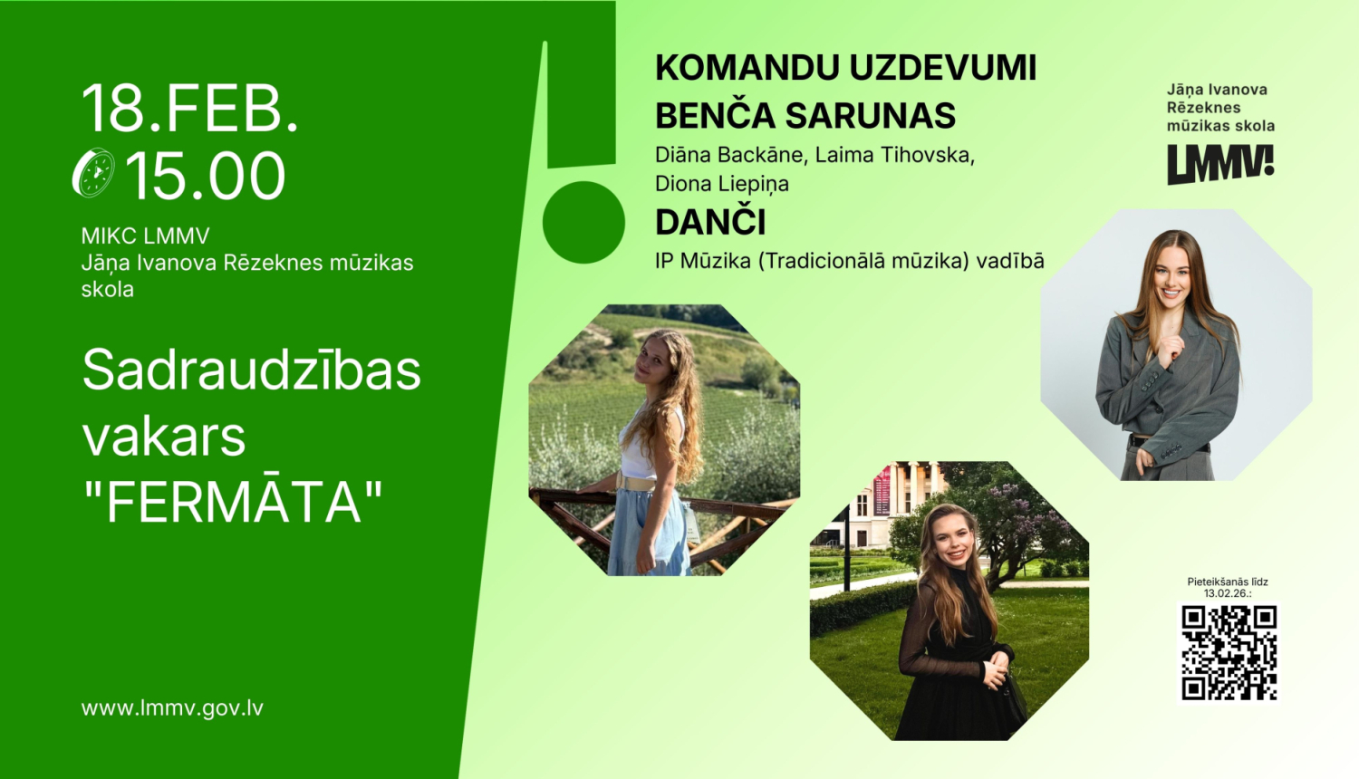 Sadraudzības vakars “FERMĀTA”