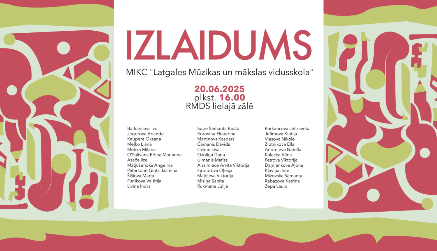 Izlaidums MIKC LMMV RMDS