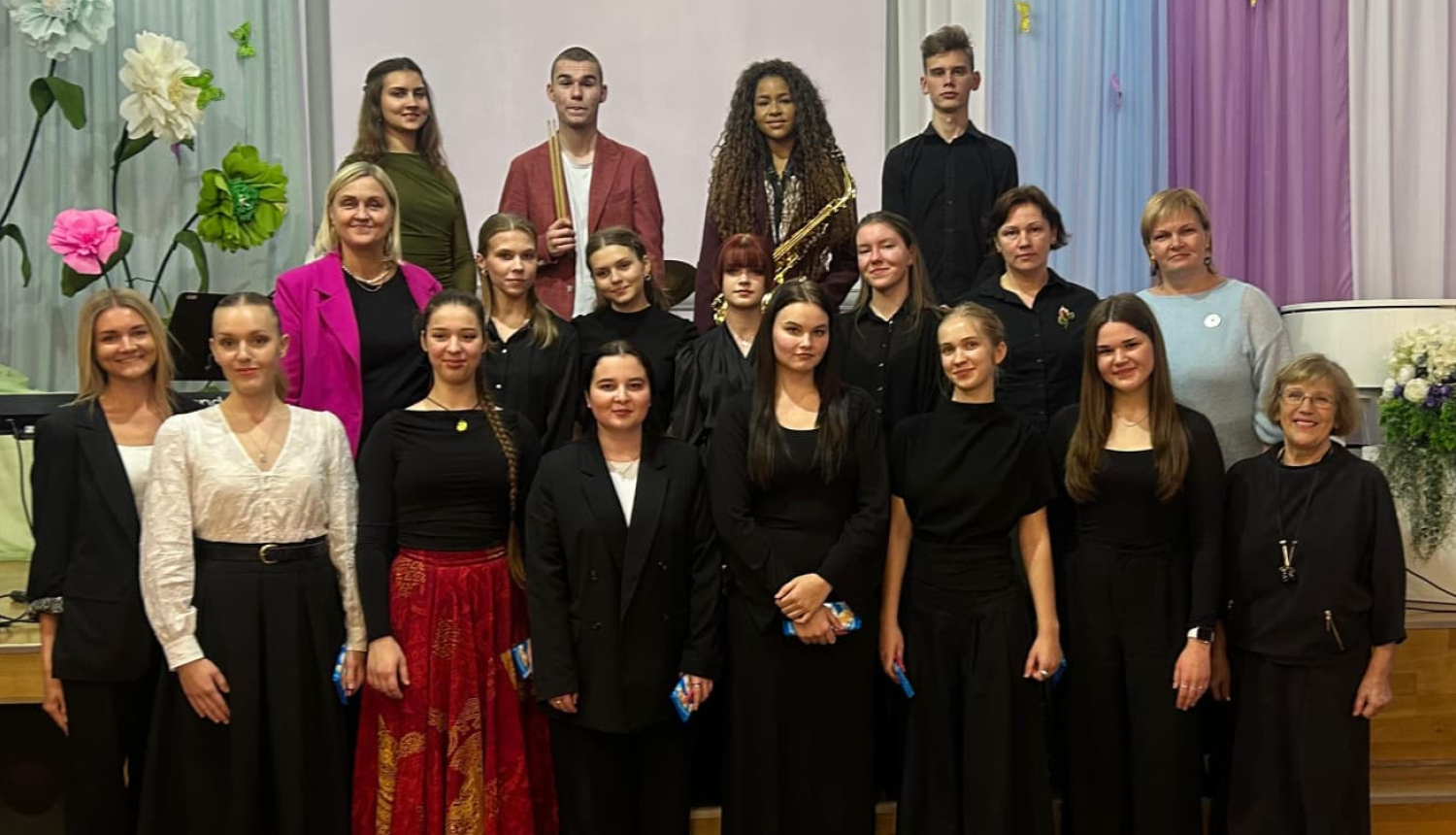 Prezentācijas koncerta pasākums Ludzas Mūzikas pamatskolā,