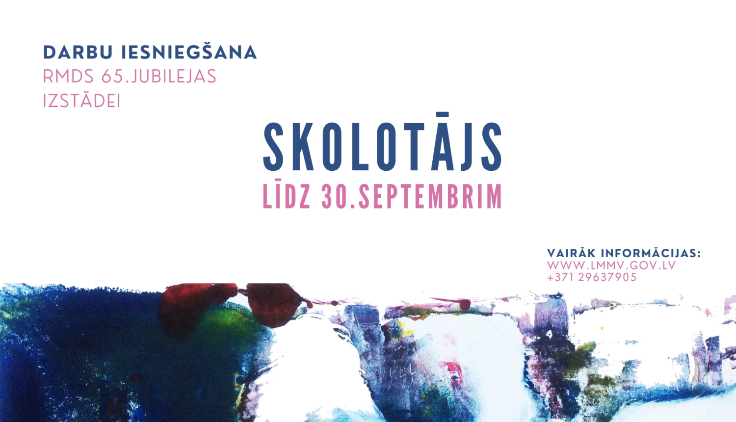 RMDS jubilejas izstādes darbu pieņemšana