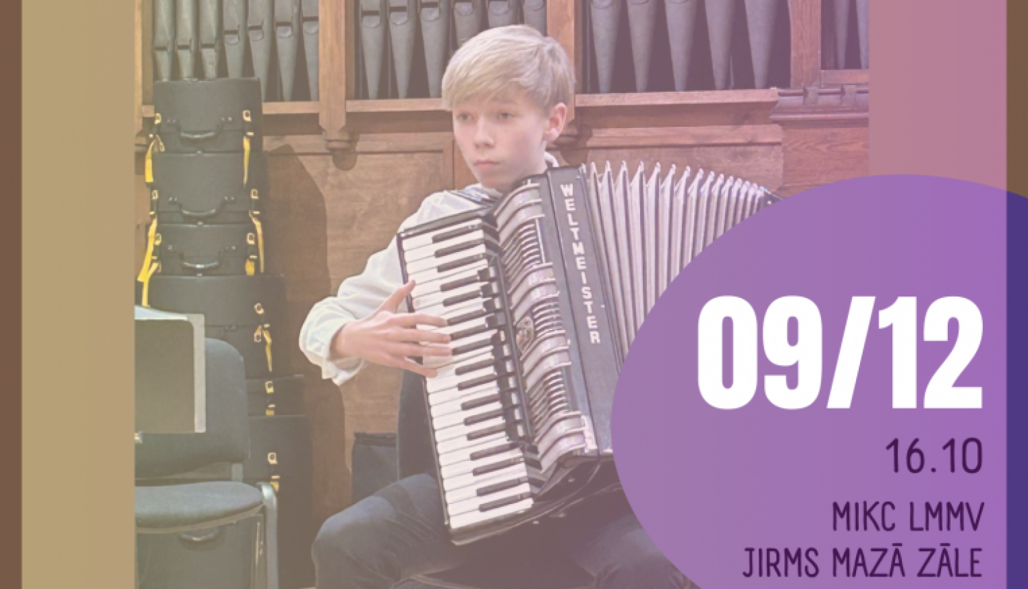 Valsts konkurss Latvijas profesionālās ievirzes un profesionālās vidējās izglītības iestāžu akordeona spēles audzēkņiem I kārta