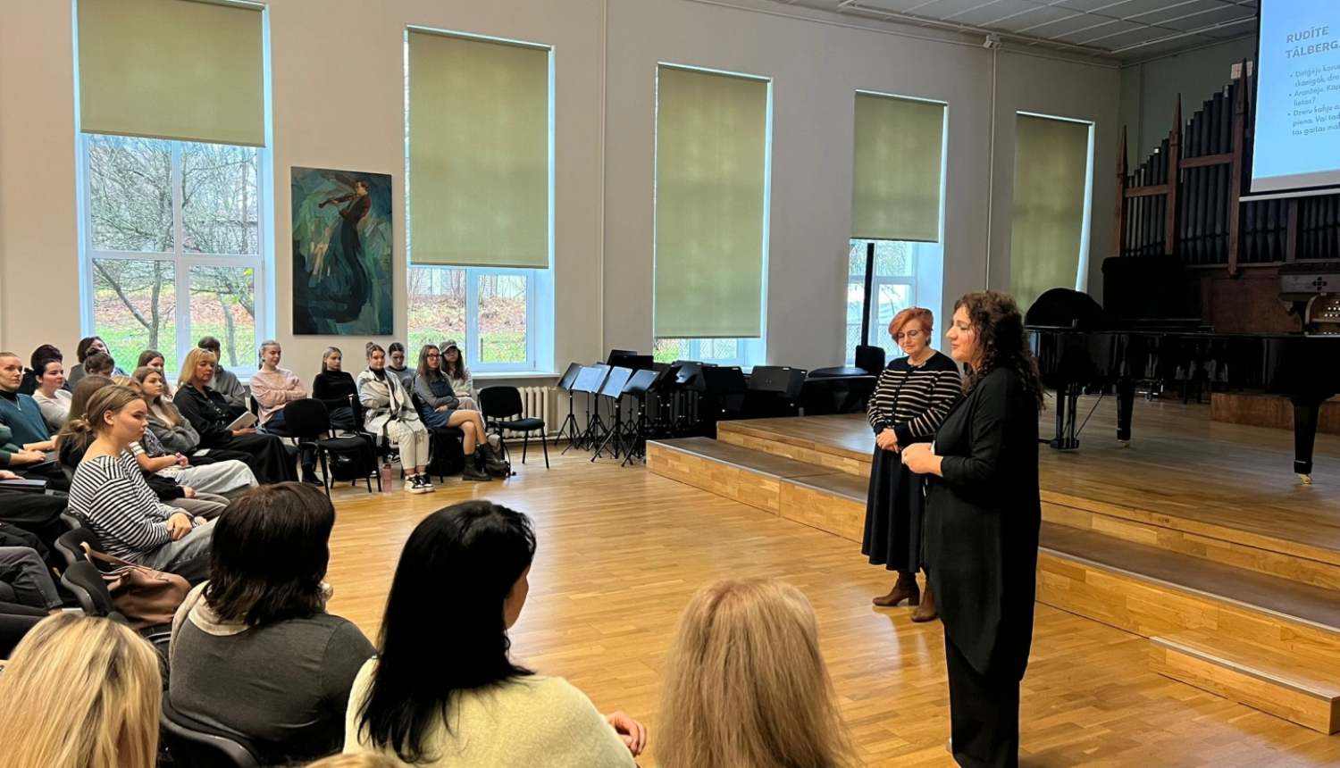 Rudītes Tālbergas un Initas Pelses meistarklase MIKC LMMV