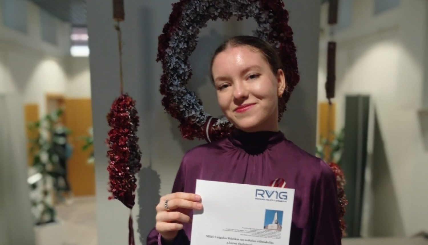 Bernadeta Balode iegūst 1.vietu publiskās runas konkursā