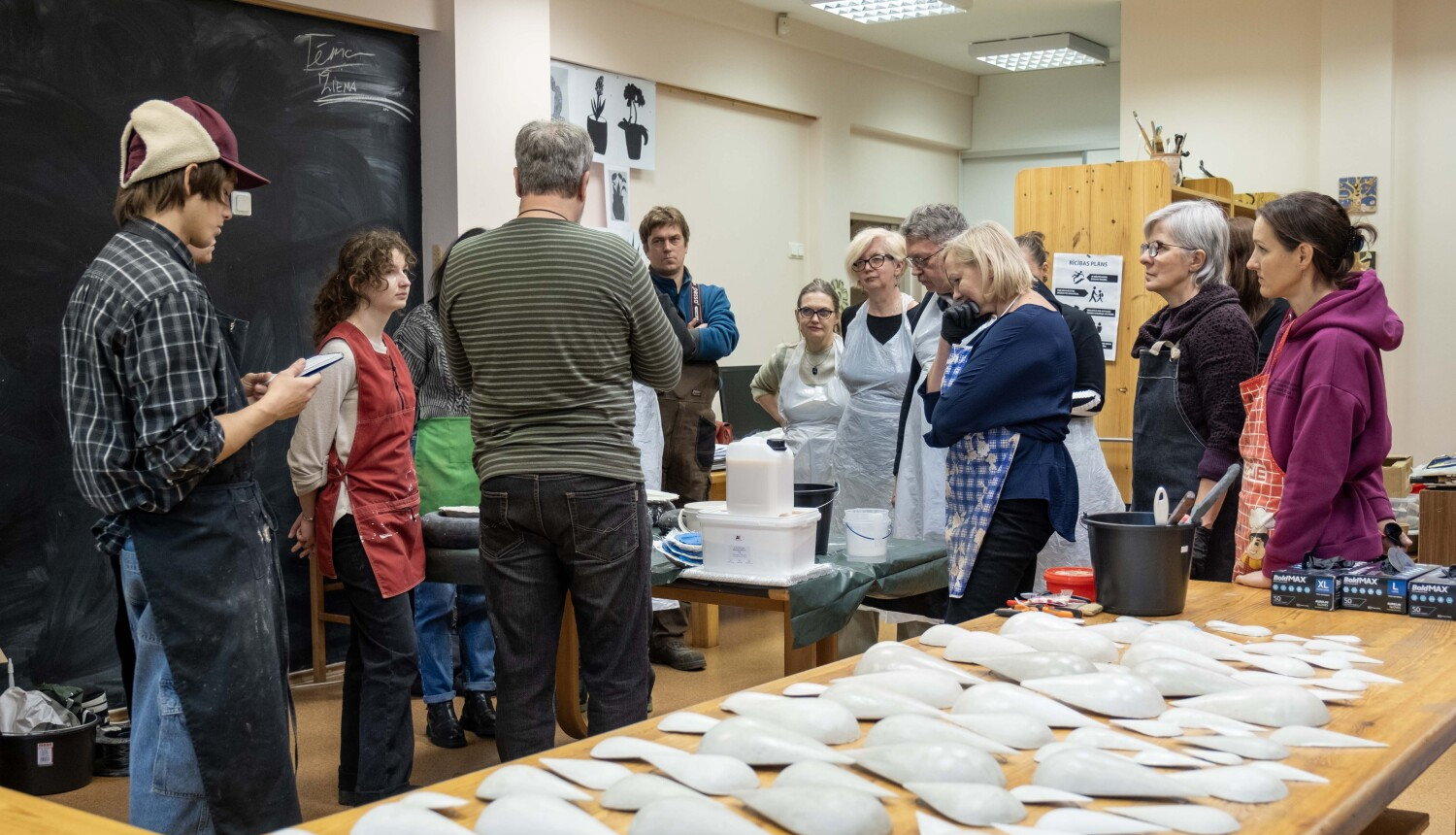 Mākslas forma - TĒLNIECĪBA meistarklase Līvānos