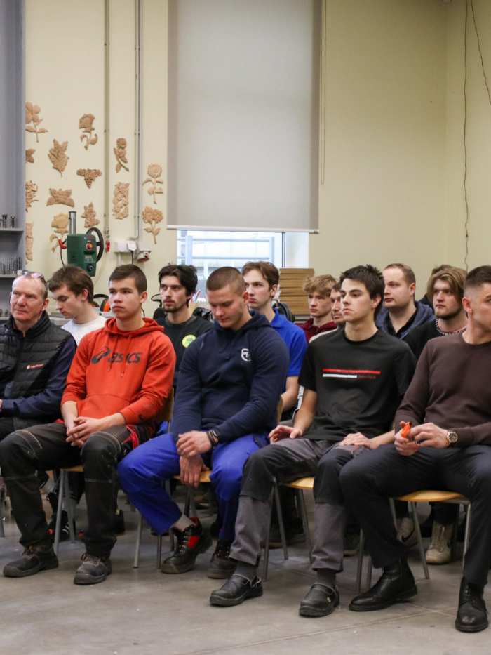 SkillsLatvia 2025 pusfināls konkursā "Mēbeļu izgatavošana" | Foto: Vidzemes Tehnoloģiju un dizaina tehnikums