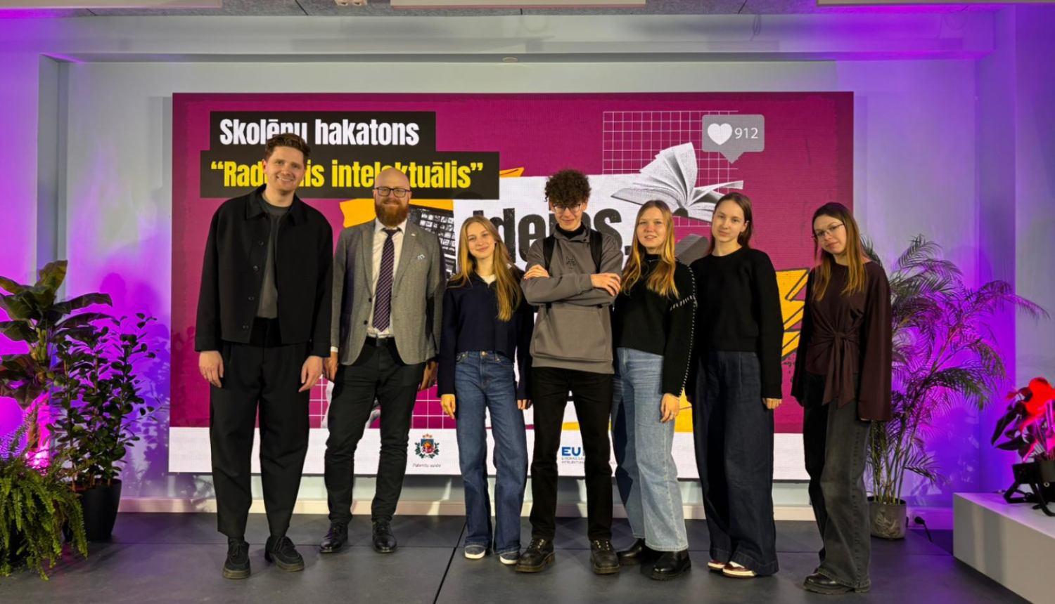 MIKC Latgales Mūzikas un mākslas komanda piedalījās Patentu valdes rīkotajā hakatonā “Radošais intelektuālis” 