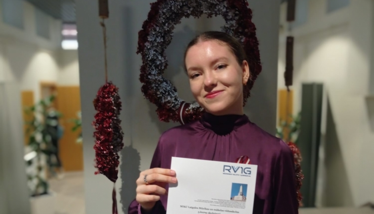Bernadeta Balode iegūst 1.vietu publiskās runas konkursā